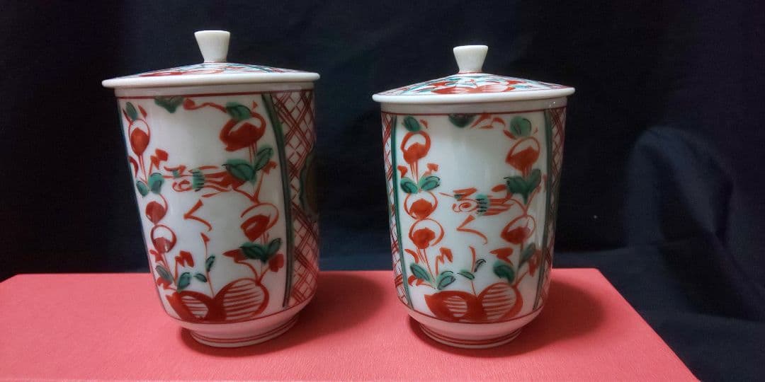 ◆新品未使用◆高野昭阿弥 夫婦茶碗 と 夫婦湯呑み