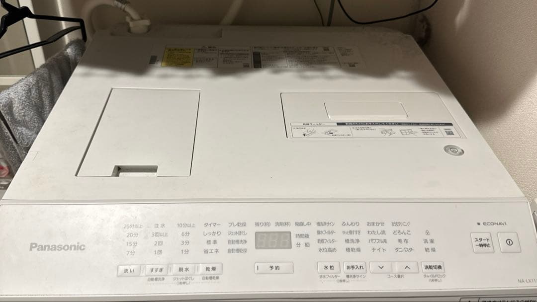 Panasonic ドラム式電気洗濯乾燥機 NX-LX113BL