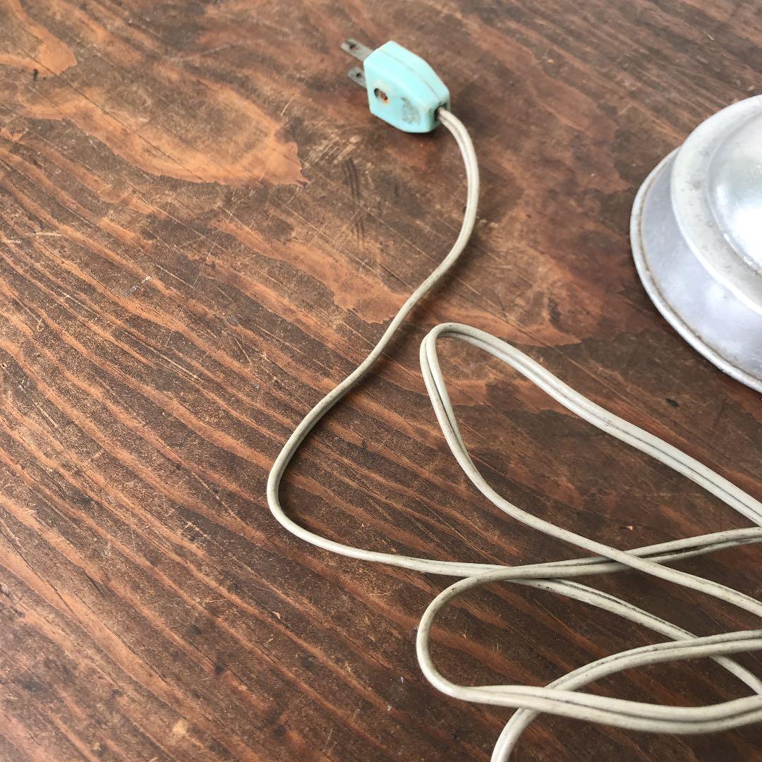 ヴィンテージ　アルミシェード　デスクランプ