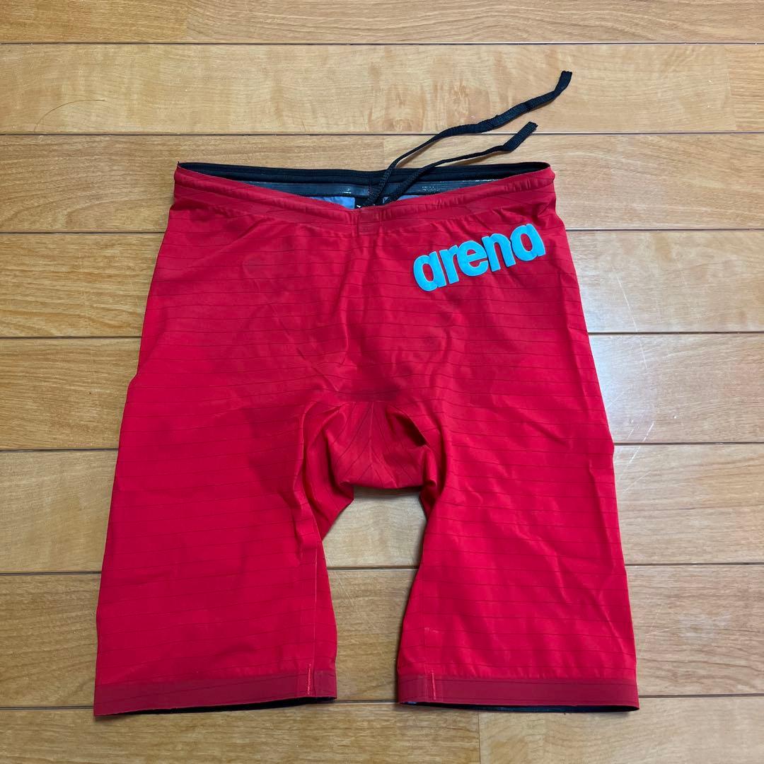 アリーナ 競泳水着 メンズ カーボンエアスクエア Sサイズ