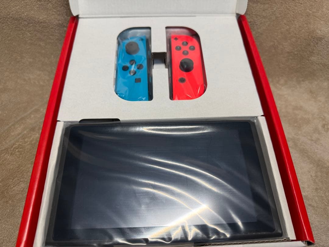 (新品)Nintendo Switch 本体 青/オレンジ Joy-Con付き