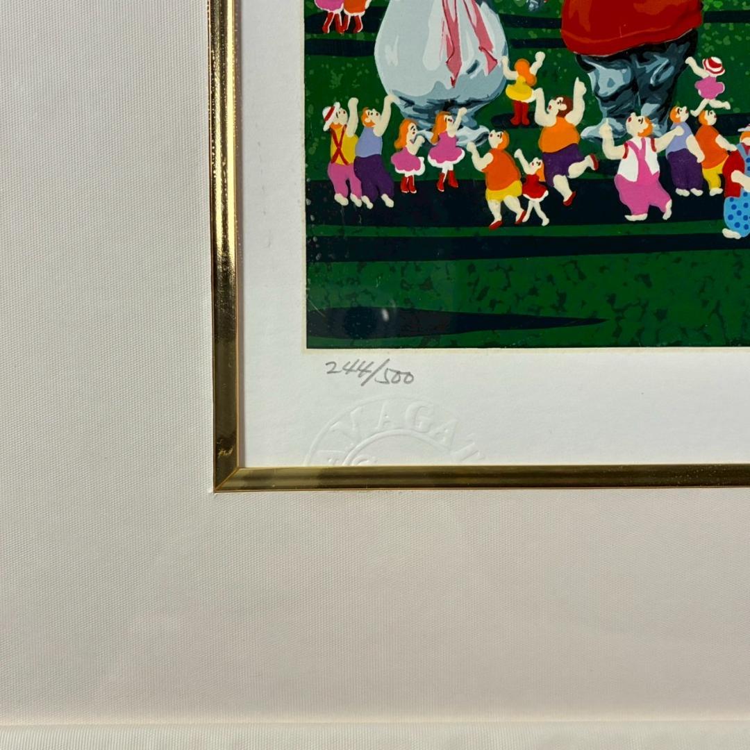 ヒロ・ヤマガタ「クリスタルパレス」大作シルクスクリーン 直筆サイン入 ディズニー