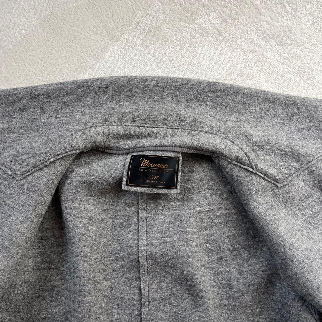 ●23区　ダブル　ロング　チェスターコート　ベルト　女優襟　イタリア製生地