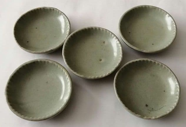 波佐見焼　青磁小皿　5枚
