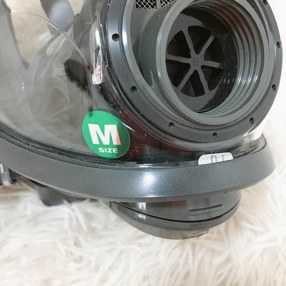 重松 GM164 防毒マスク シゲマツ 直結式 Mサイズ 【中古品】