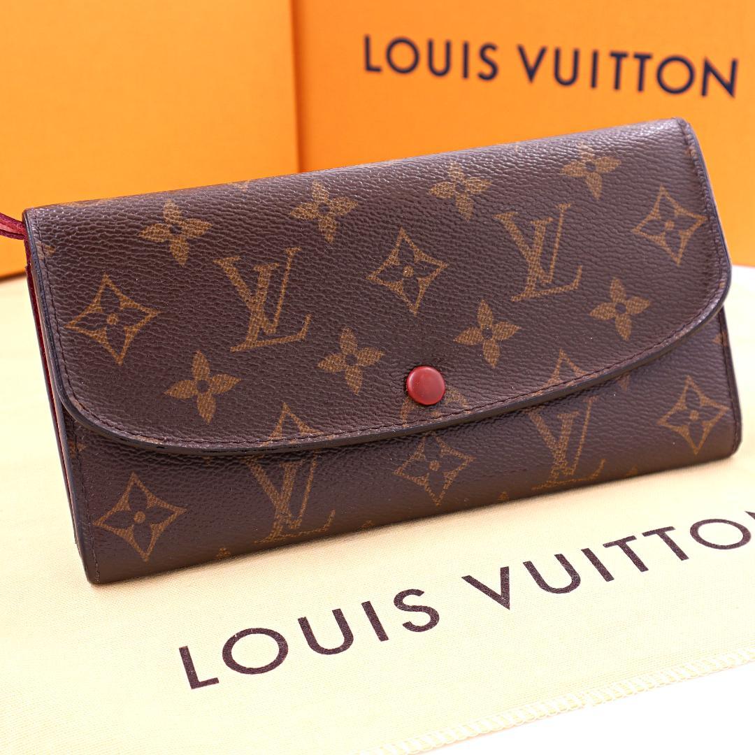 美品 LOUIS VUITTON エミリー 長財布 モノグラム M41943
