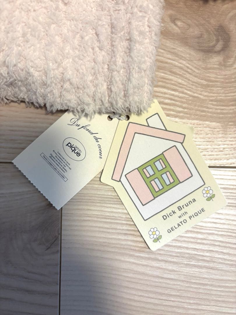 タグ付き未使用gelato pique ミッフィー ベビモコジャガードワンピース