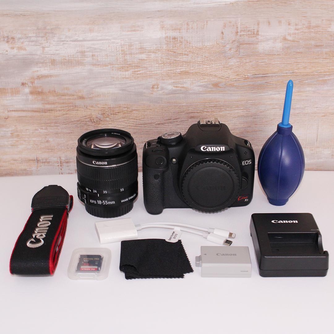 入門機⭐️Canon Kiss X3✨簡単操作✨動画撮影可❤︎ 手ブレ補正