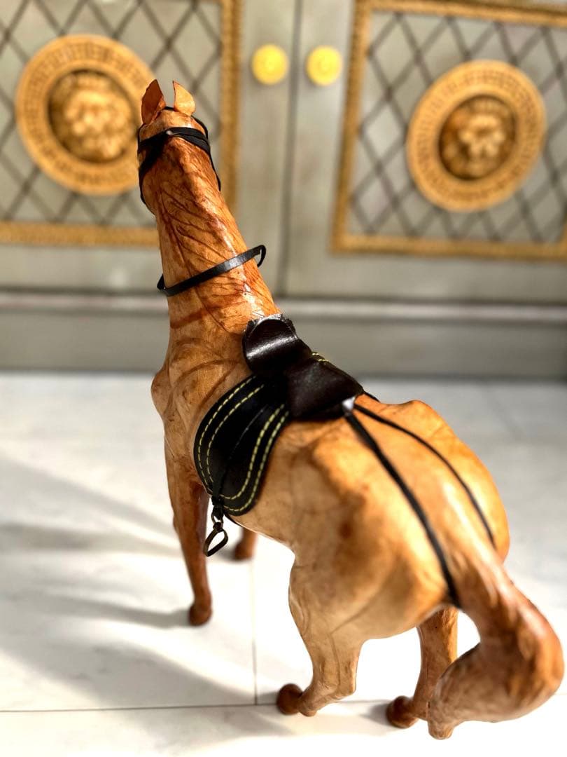 ヴィンテージ 馬 オブジェ レザー phigvel old joe RRL