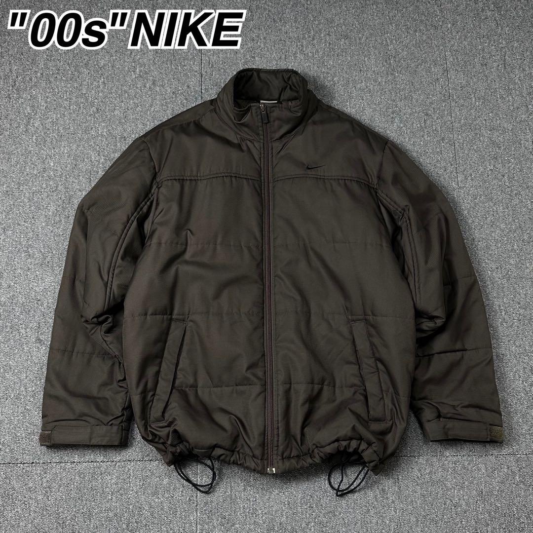 00s NIKE パファージャケット archive 中綿 y2k ドローコード