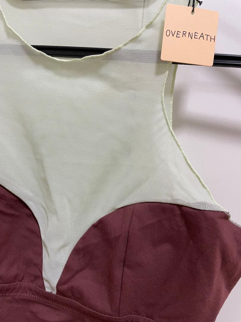 Mii:）♡♡♡ OVERNEATH】Bra056 バーガンディ　ML