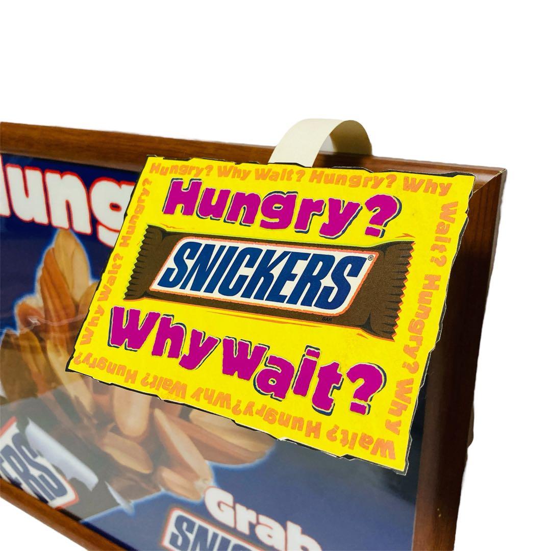 90年代ヴィンテージ　スニッカーズ　サインプレート　アドバタイジング