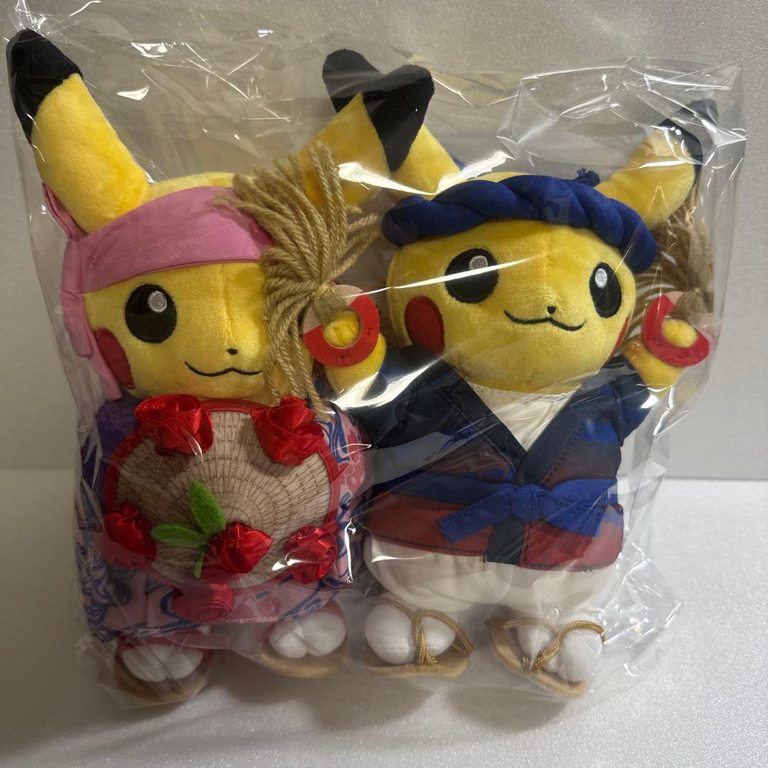 ポケモンセンター　トウホク　リニューアル　ピカチュウ　お祭り　ぬいぐるみ　セット