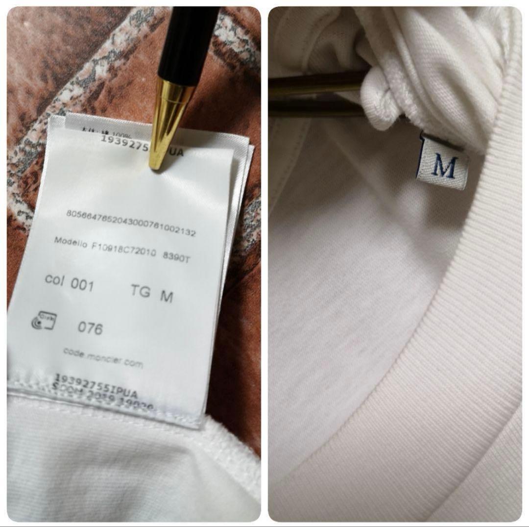 モンクレール 半袖Tシャツ 半袖カットソー サイドロゴ 刺繍ロゴ