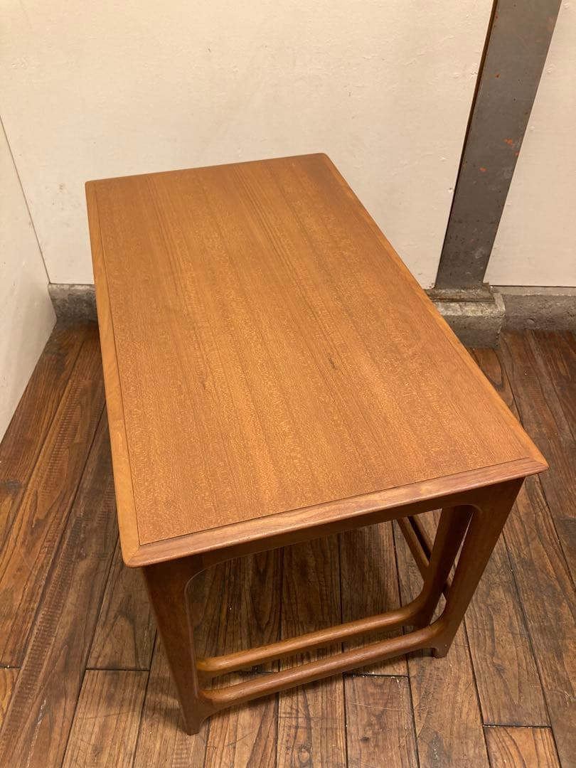 ヴィンテージ オールドマルニ チーク ネストテーブル 入れ子 北欧モダン