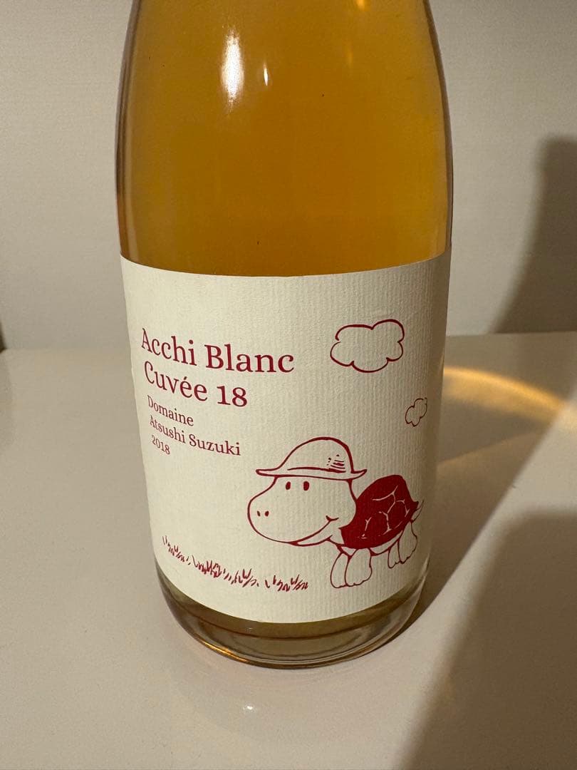 ドメーヌ　アツシスズキ　Acchi Blanc Cuvée 18 2018