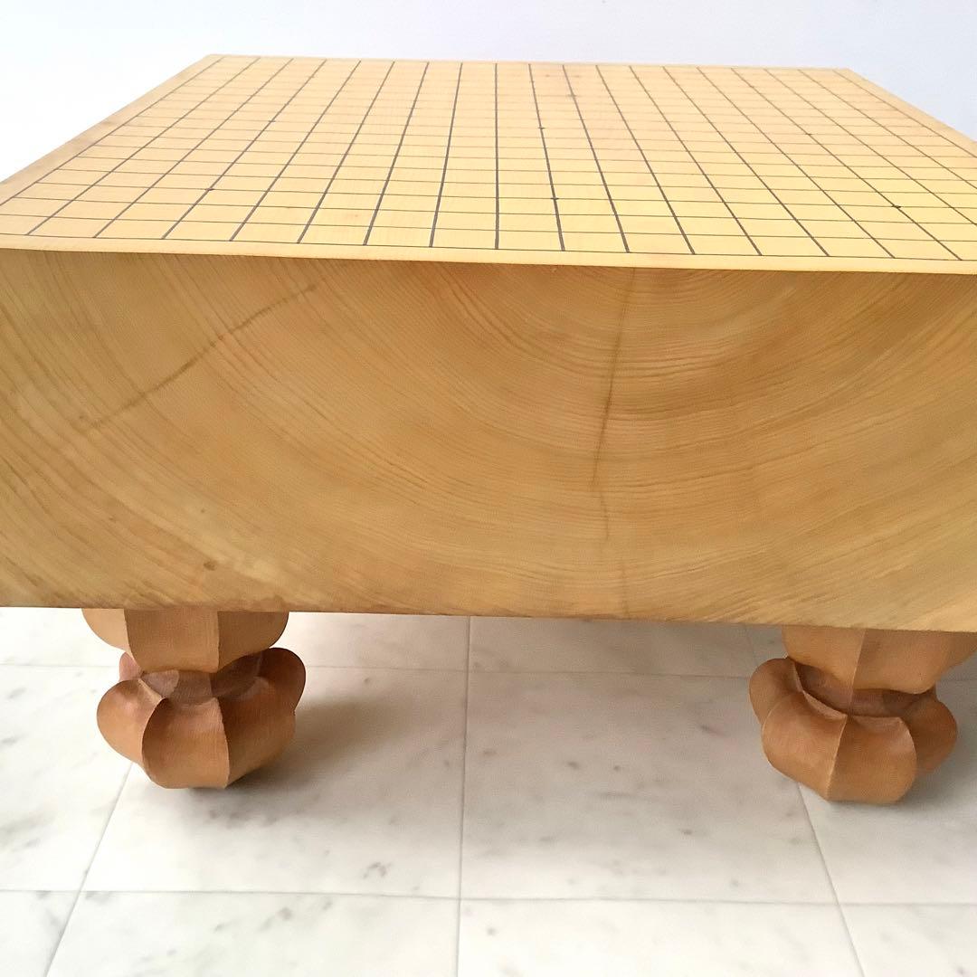 【希少】本榧 碁盤 脚付き 五寸盤 13cm 高級碁盤 美品