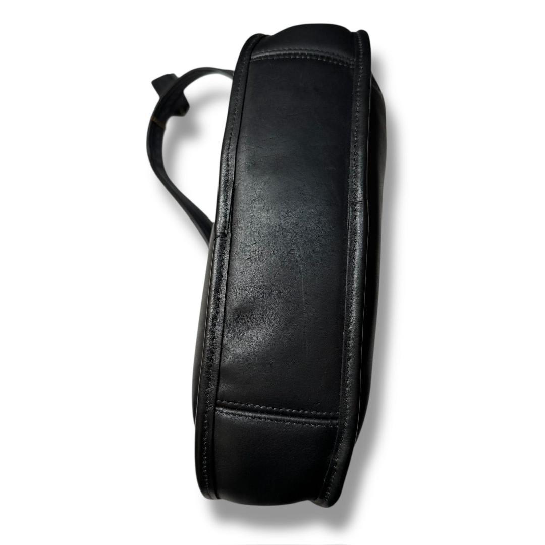 【良品】オールドコーチ　ワンショルダーバッグ　エルゴ　黒　レザー　9047