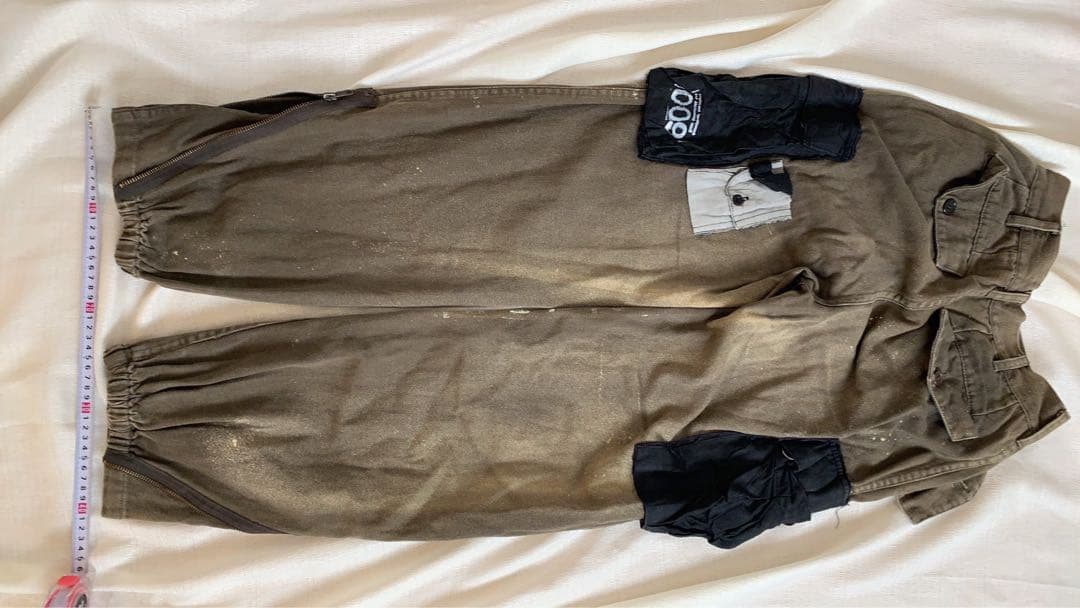 00s y2k エイチナオト　プリント　punk グランジ　軍物　軍パン