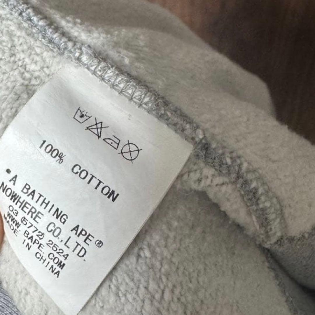 size XL APE パーカー