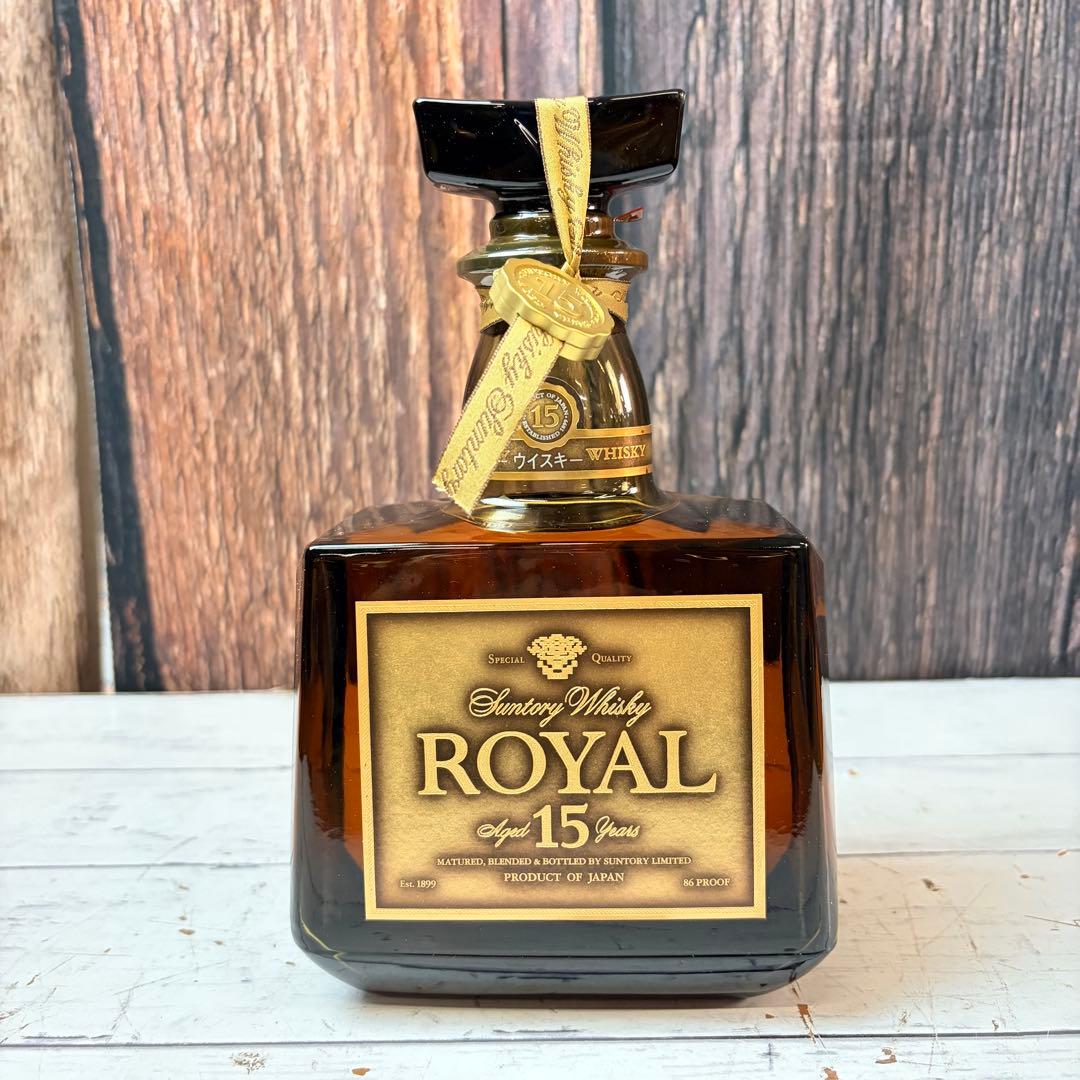 ⑤未開栓 SUNTORY  サントリーローヤル 15年 ゴールドラベル