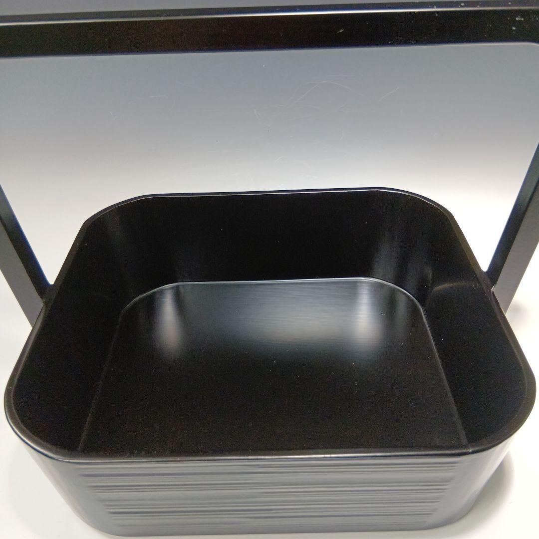 値下げ茶道具　宗恵　黒一関塗虫籠　莨盆　 共箱　美品