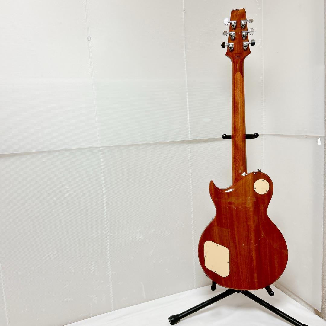 美品 Aria pro PE-AE200 レスポールカスタム ピンクレッド