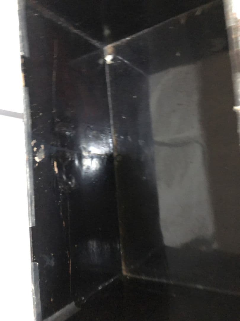 鳥取城、揚羽蝶家紋入りの箱、因幡物、因幡掟セット、因幡物、掟前アンティーク家具