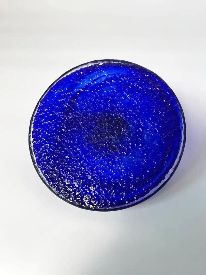 新品 ガラス 水指　2種類の蓋付き