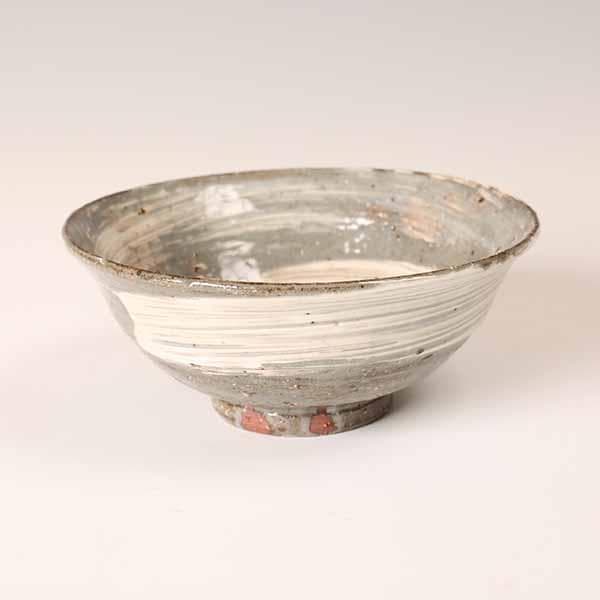 茶碗　祥雲　刷毛目平茶碗　久田宗匠書付　【茶道具・陶器】