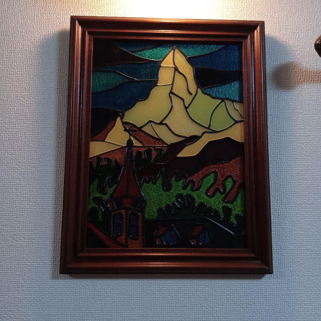 マッターホルン　ステンドグラス