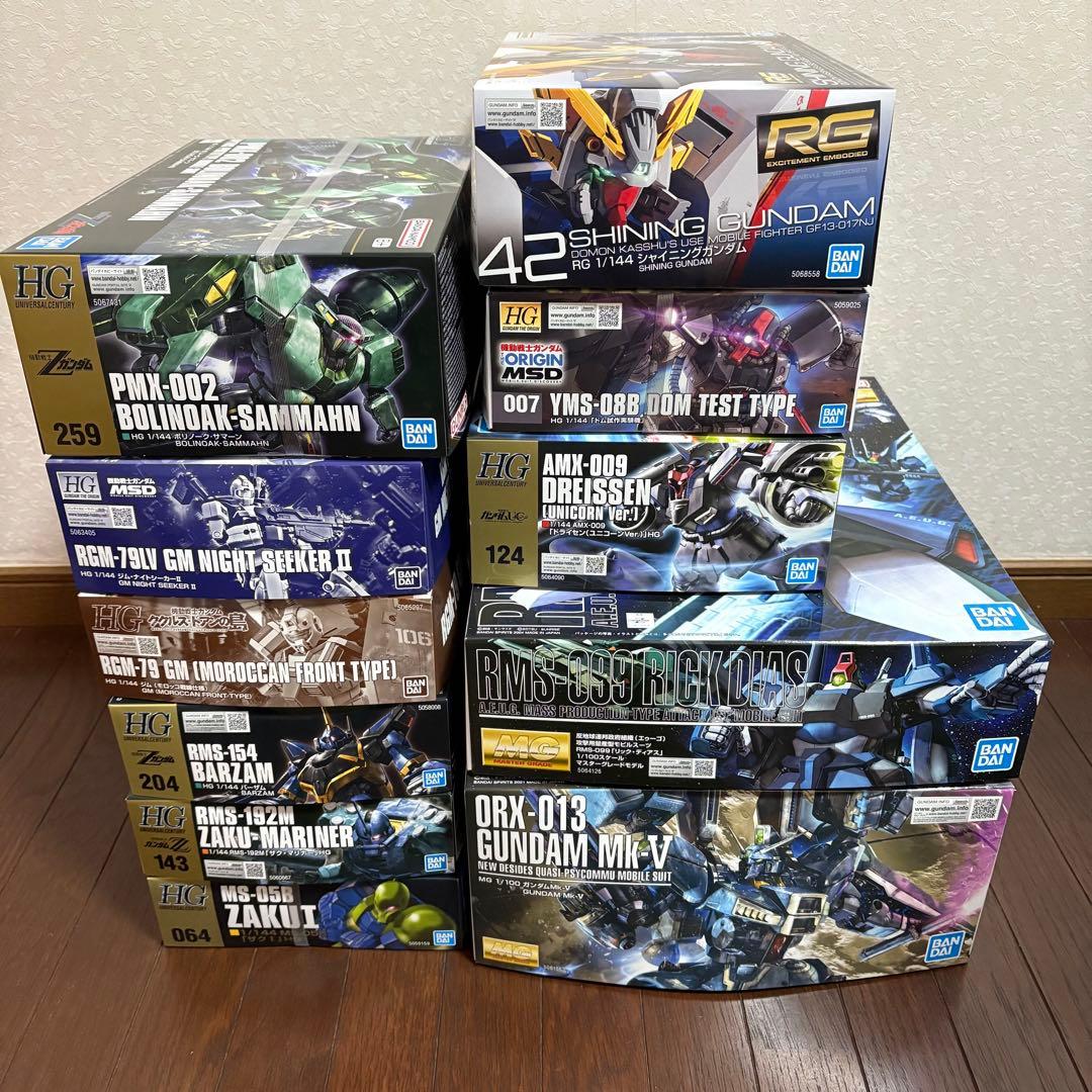 ガンプラまとめ売り　MG HG RG リックディアス　ドライセン