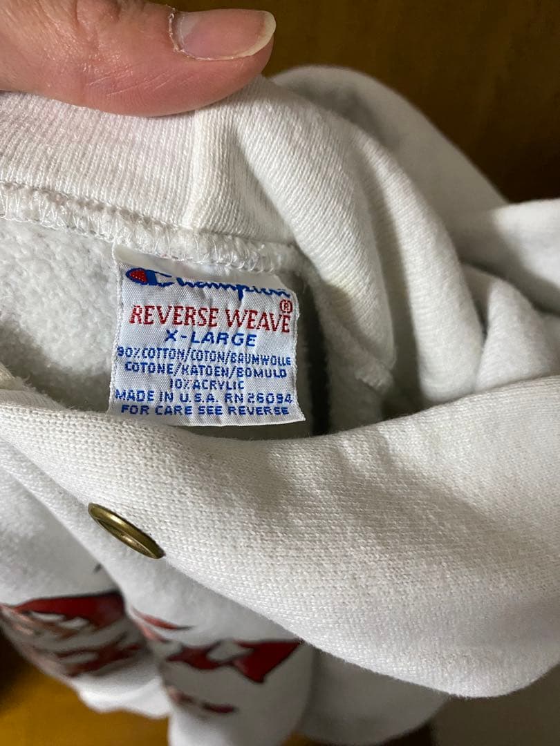 リバースウィーブ Ohio Stat オールドイングリッシュ　ホワイト