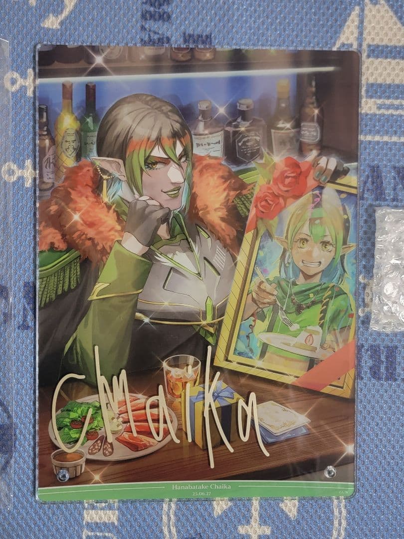 花畑チャイカ誕生日グッズ2025全力お祝いセット＋箔押し缶バッジ&チェキ風カード