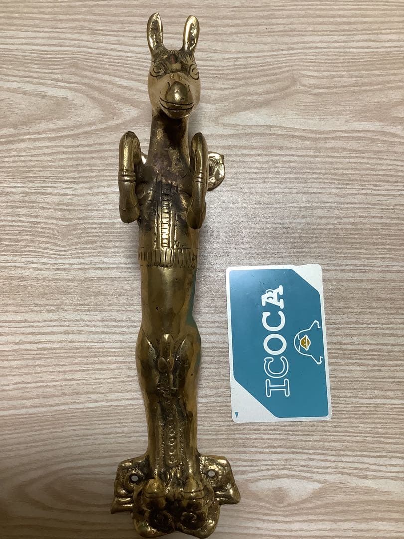 《 新品 》　ドアハンドル　チベット密教　ヒンドゥー　馬　26cm w63