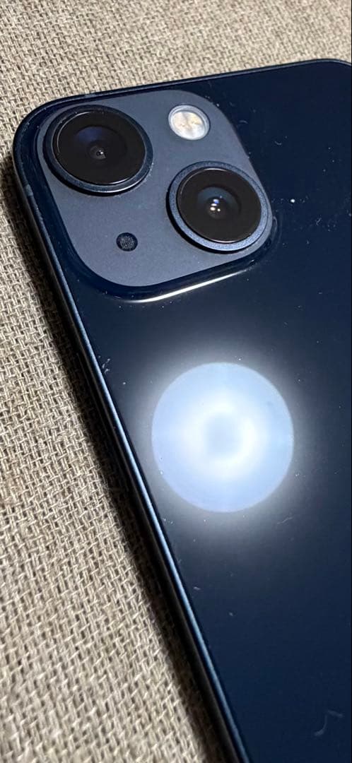 Apple iPhone 13mini 本体 ミッドナイト 88% カバーつき