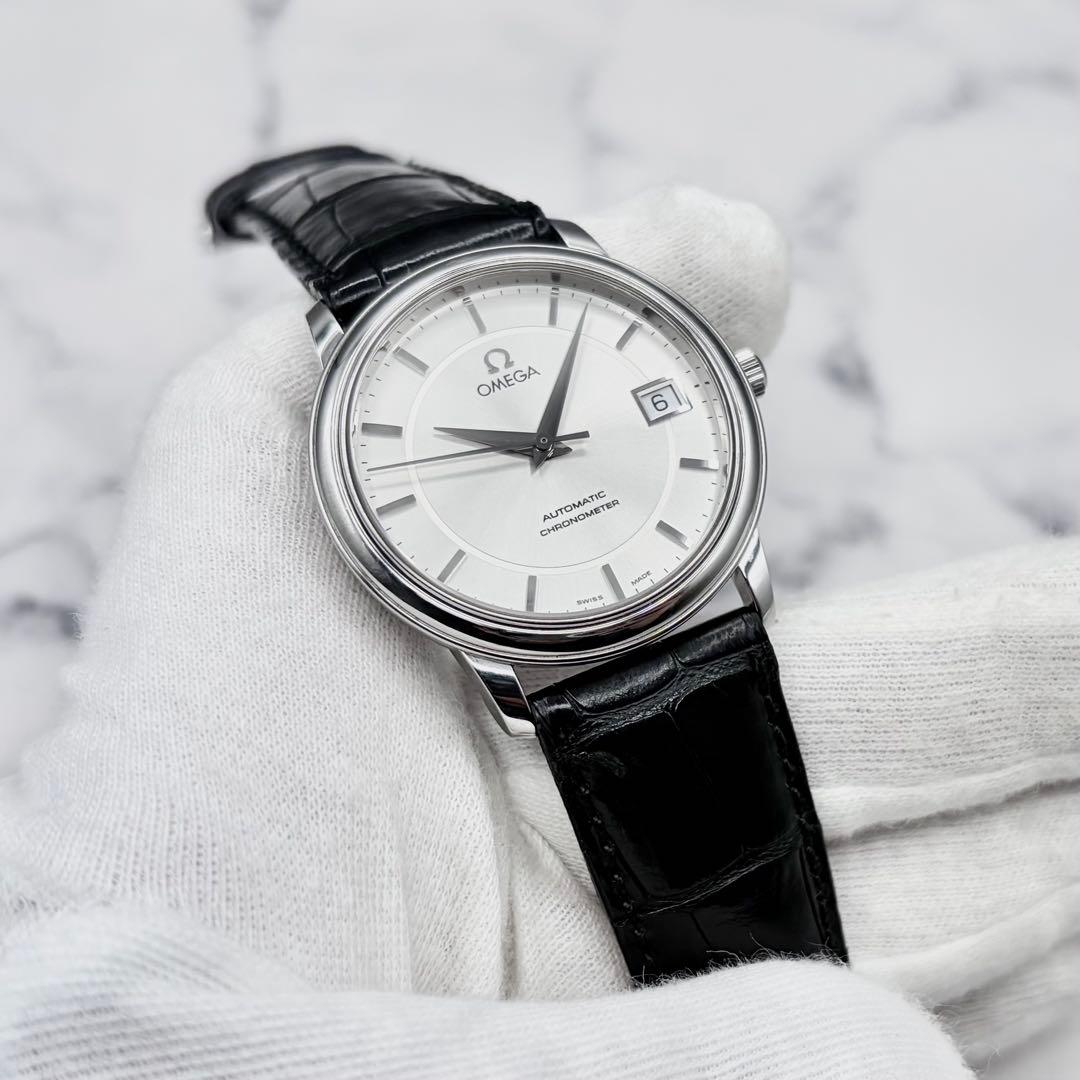 極美／OH済 オメガ デ・ヴィル プレステージ クロノメーター 168.1050