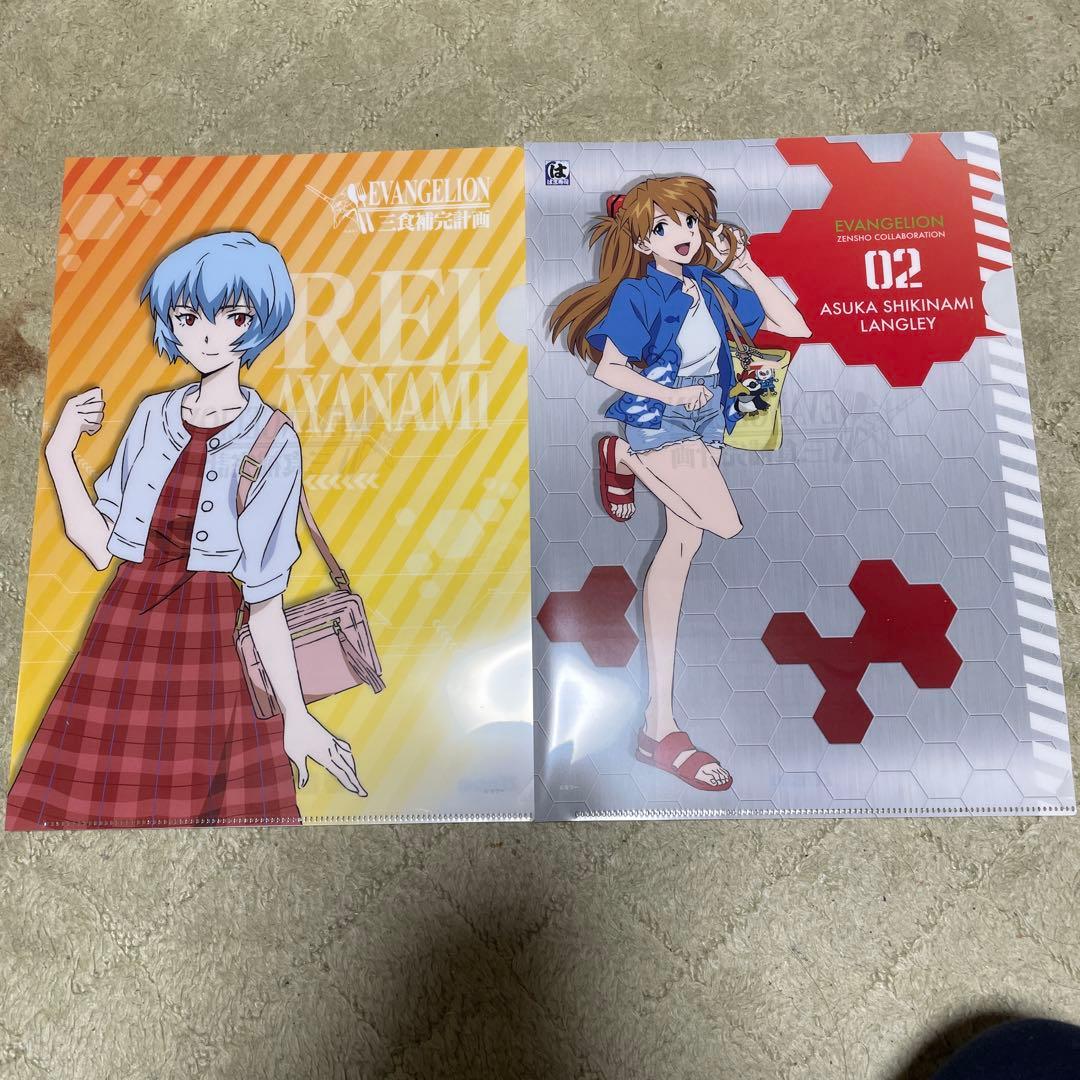 エヴァンゲリオン マクドナルド フィギュアセット　クリアファイル4枚おまけ付