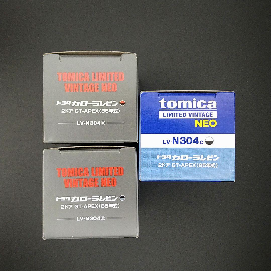 トミカリミテッドヴィンテージNEO トヨタカローラレビン３台セット