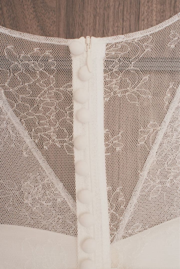 kaene レース×シフォンドレス　2025 使用回数1回2h size 36