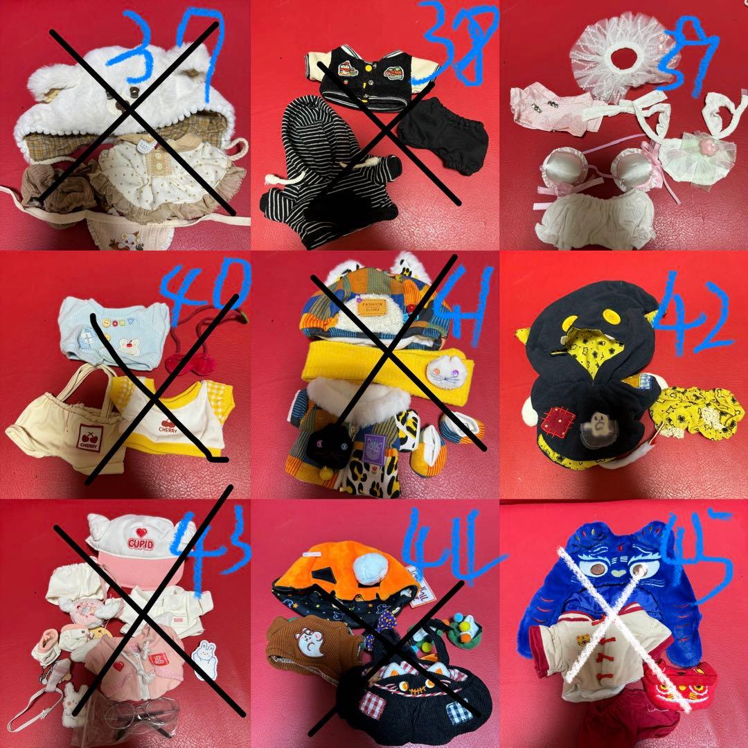 20㎝ぬいぐるみ服　着せ替え