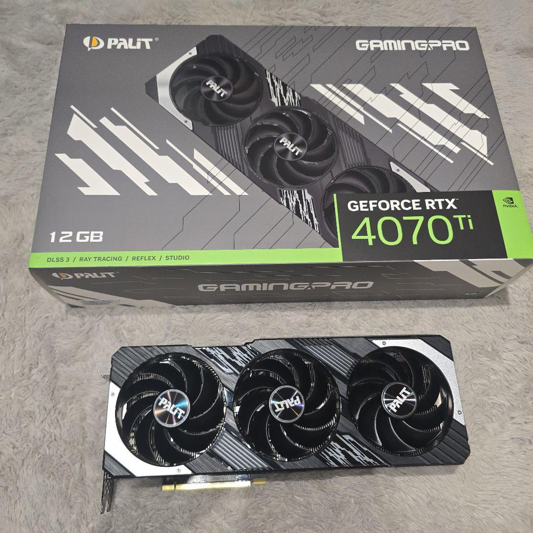 グラフィックボード・グラボ・ビデオカード Palit GeForce RTX 4070 Ti 12GB GamingPro