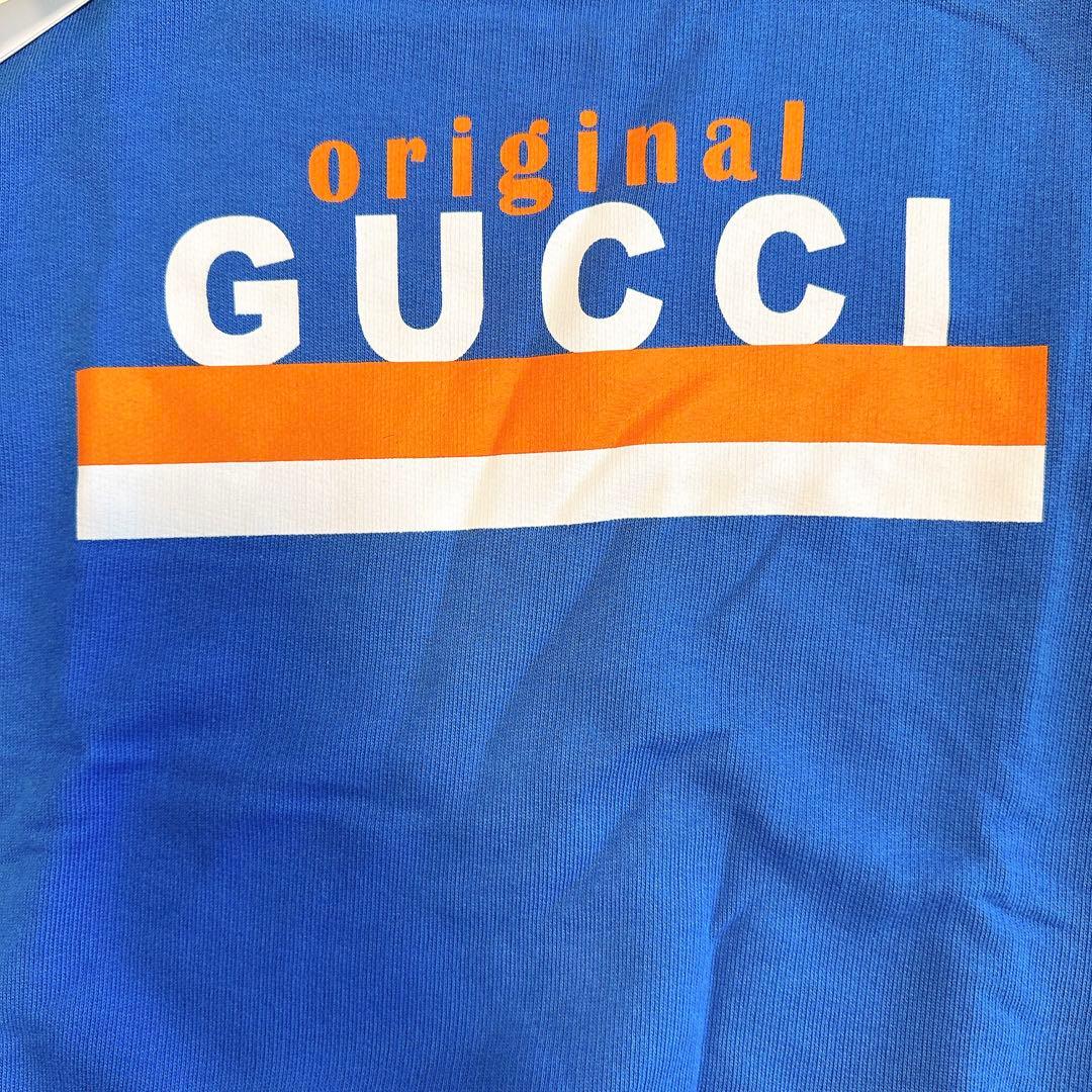 新品未使用　GUCCI トレーナー キッズ ロゴ 子供服 ブルー 110 グッチ