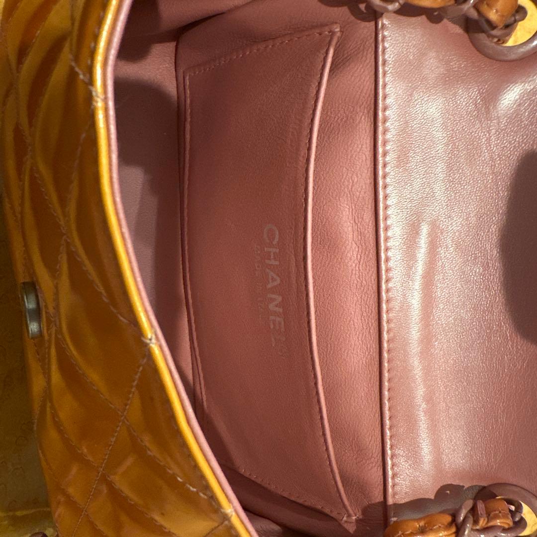 CHANEL シャネル　ミニマトラッセ　ピンクチェーン