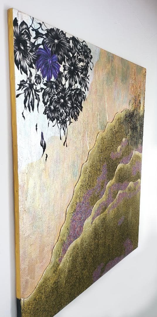 嗚呼人生よ / 抽象画 キャンバス 117×91㎝ F50 原画限り モダン画