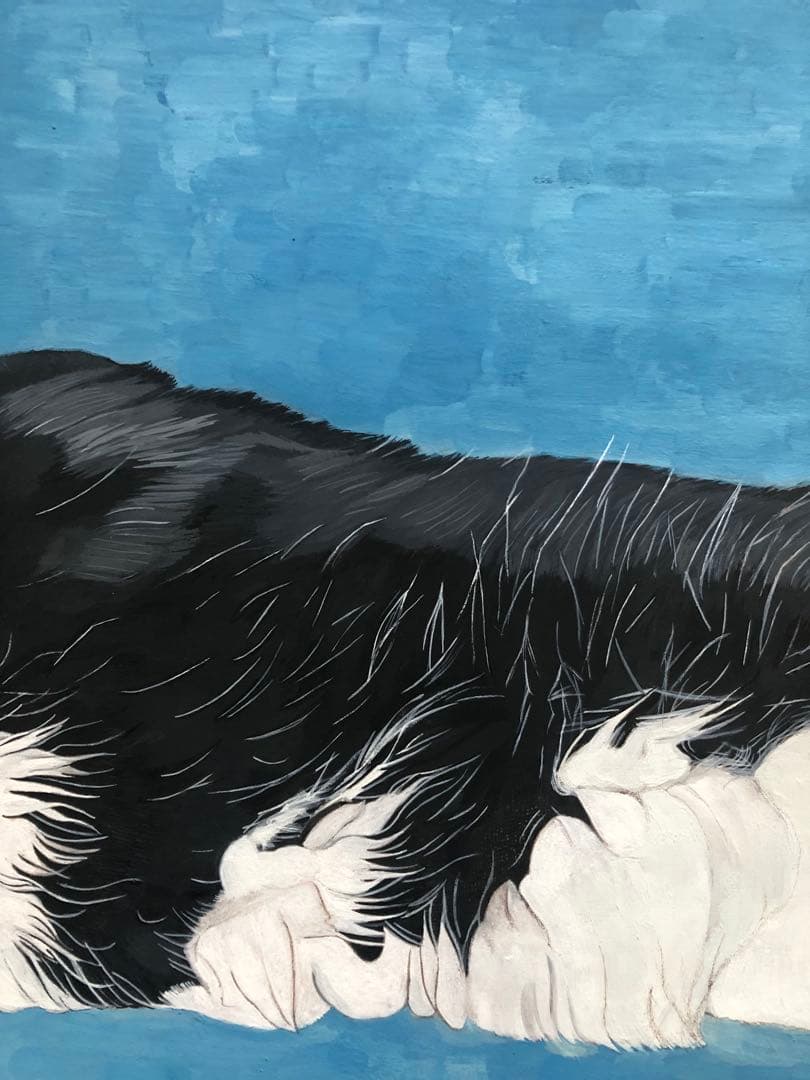 「ウメ8」猫イラスト（原画）一点物