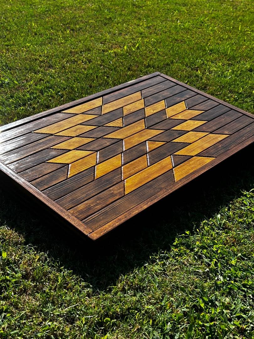 オルテガ　テーブル　キャンプ　ローテーブル折りたたみ（W×R）