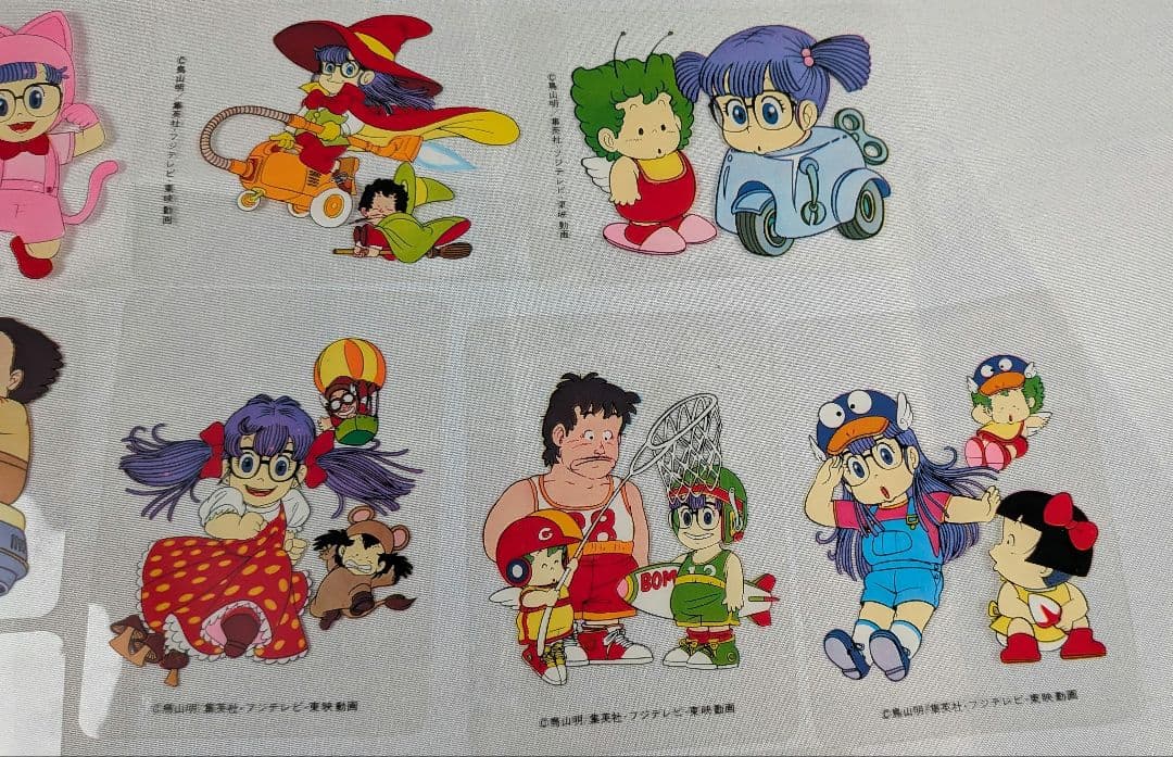 Dr.スランプアラレちゃん　　磁気フィルム　24枚まとめ売り