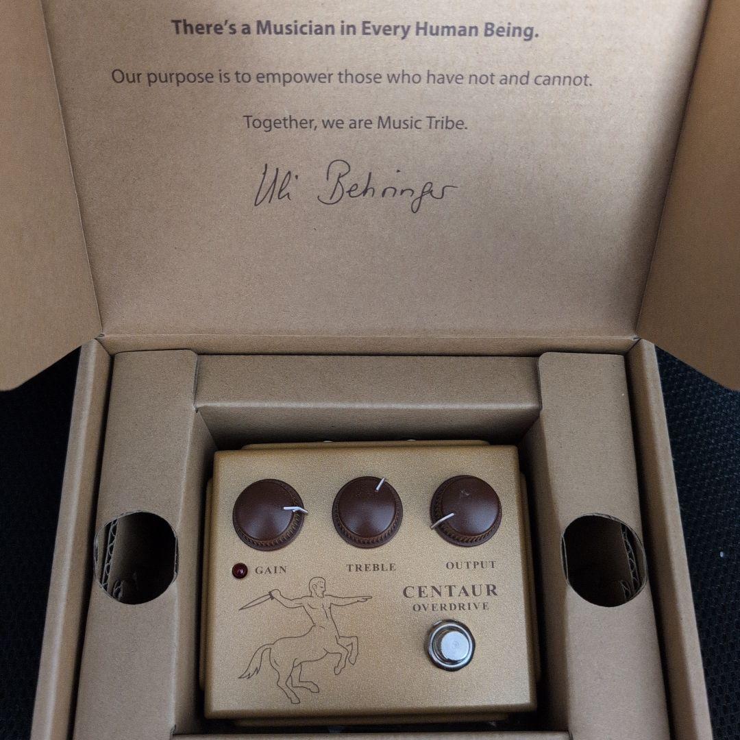 BEHRINGER CENTAUR OVERDRIVE エフェクター