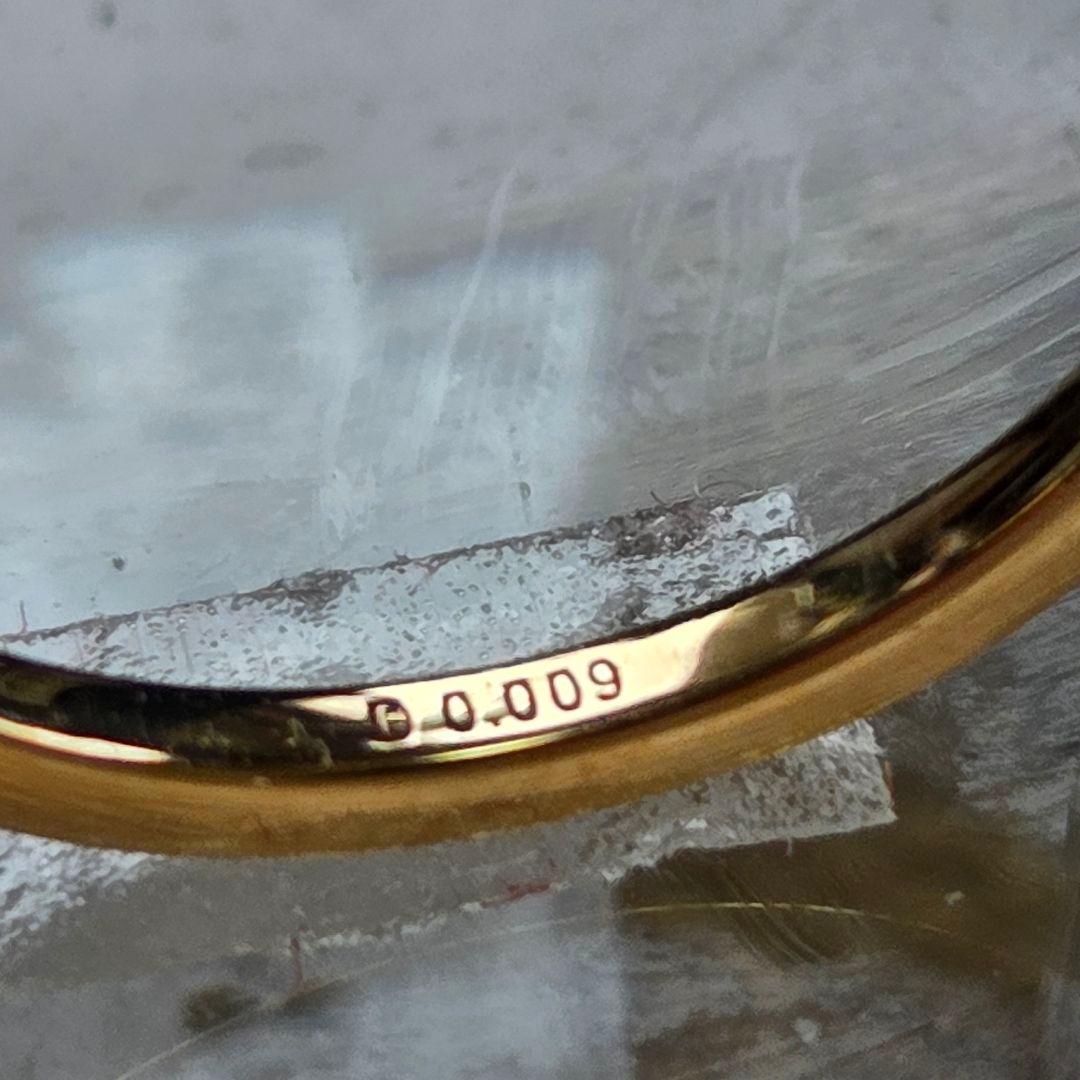 最終お値下げ　AHKAH K18 プチトロワ ダイヤリング　7号　BOX